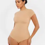 Body Modelador de Gola Redonda Sem Costura
